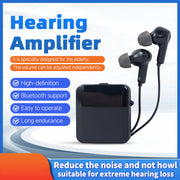 C98 High-Power Box-Type Hearing Aid Headphones with Rechargeable Sound Amplifier, Noise Cancelling, Bluetooth Hearing Aid Headphones for Seniors