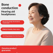 The BDS-101 bone conduction hearing aid headphones feature magnetic charging, independent adjustment for each ear canal, and an integrated design specifically for seniors.