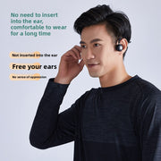 HA15 bone conduction hearing aid headphones, non-in-ear, wireless Bluetooth headphones for elderly people with hearing loss.