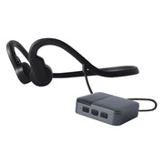 Z3 Box bone conduction hearing aid headphones are non-in-ear rechargeable, with independent adjustment for each ear, and feature hearing aid and Bluetooth functions; designed specifically for seniors.