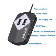 The BN803 Bone Conduction Hearing Aid Headphones Are Non-in-Ear, With Independent Left and Right Ear Adjustment and 8 Frequency Band Modes, Suitable for Elderly People With Mild, Moderate, and Severe Hearing Loss.